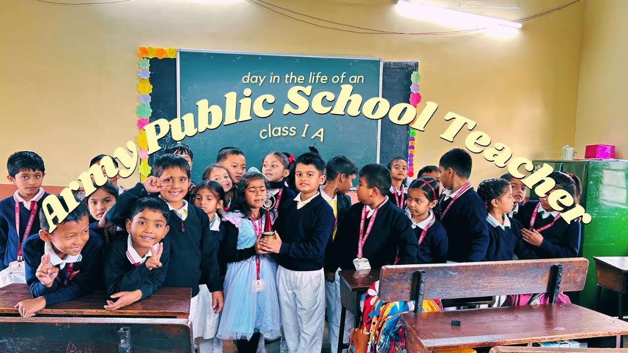 A day in the life of an Army Public School Teacher.