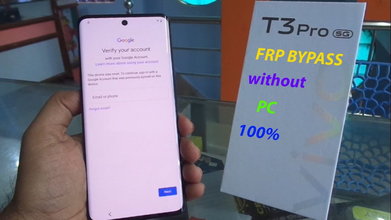 VIVO T3 pro 5G Google Account / frp Bypass without pc Android 14.