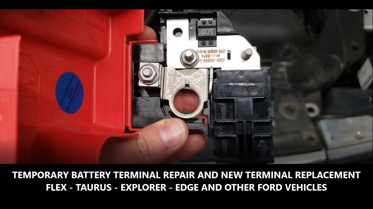 ✅✅ Ремонт клемм аккумулятора и замена новых клемм FLEX TAURUS EXPLORER EDGE и других автомобилей ...