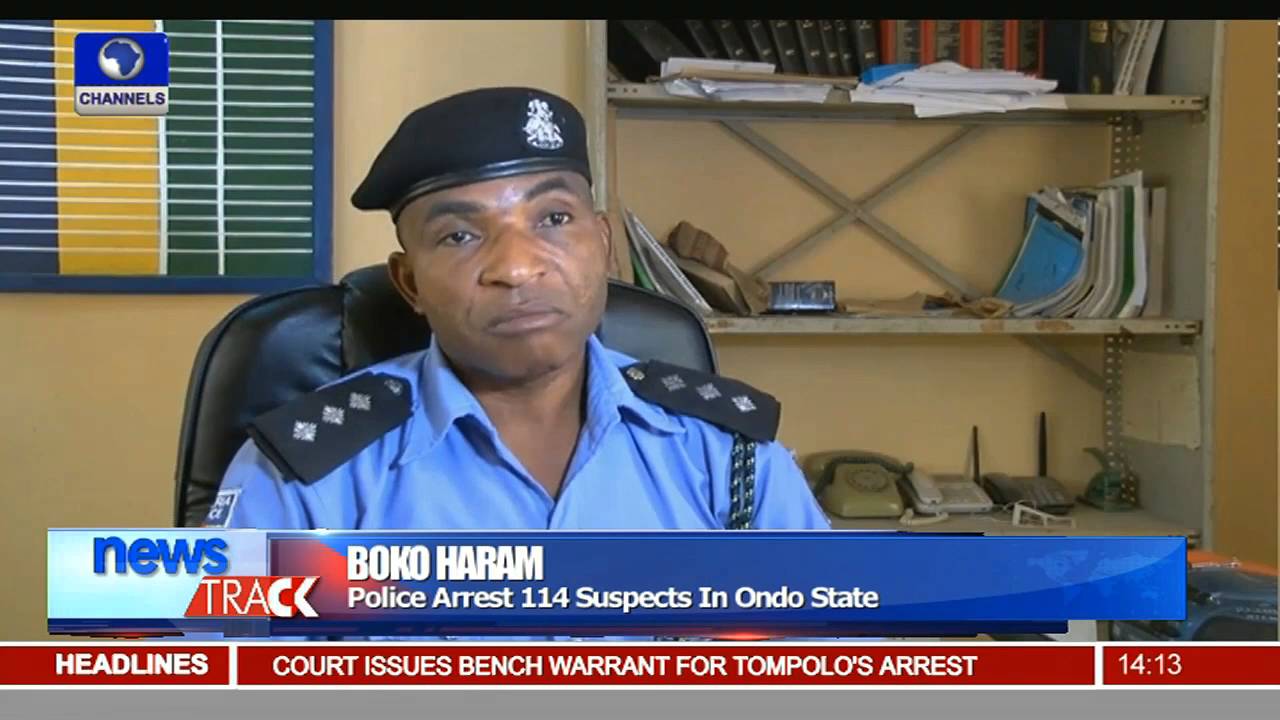 Police Arrest 114 Boko Haram Suspects In Ondo State