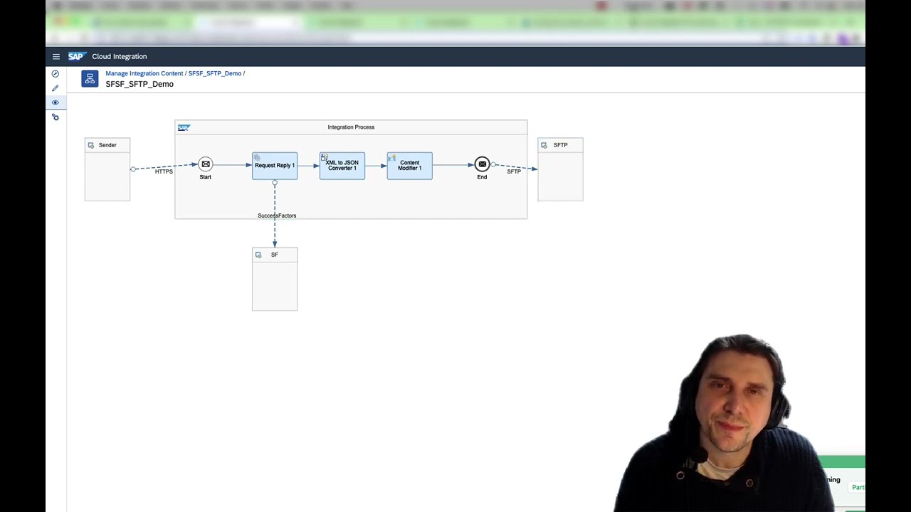 Интеграционный пакет SAP BTP: SuccessFactors в систему SFTP