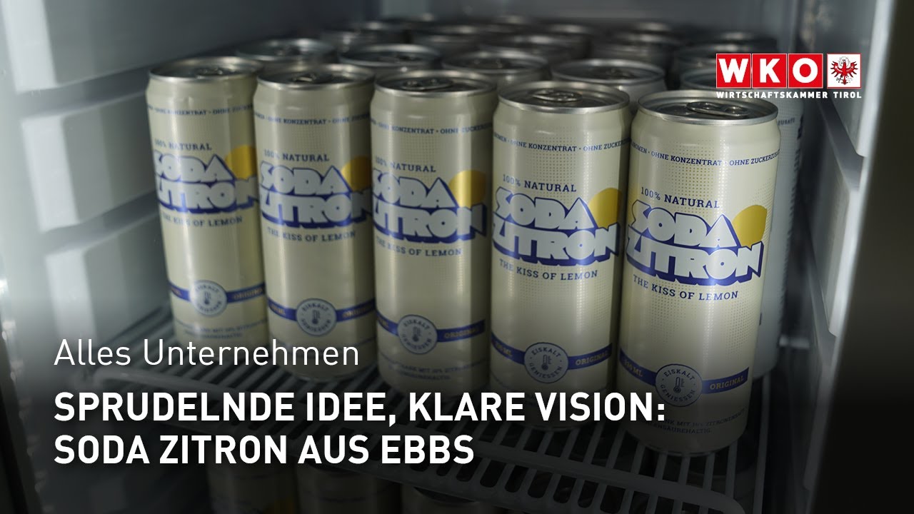 Sprudelnde Idee, klare Vision: Soda Zitron aus Ebbs