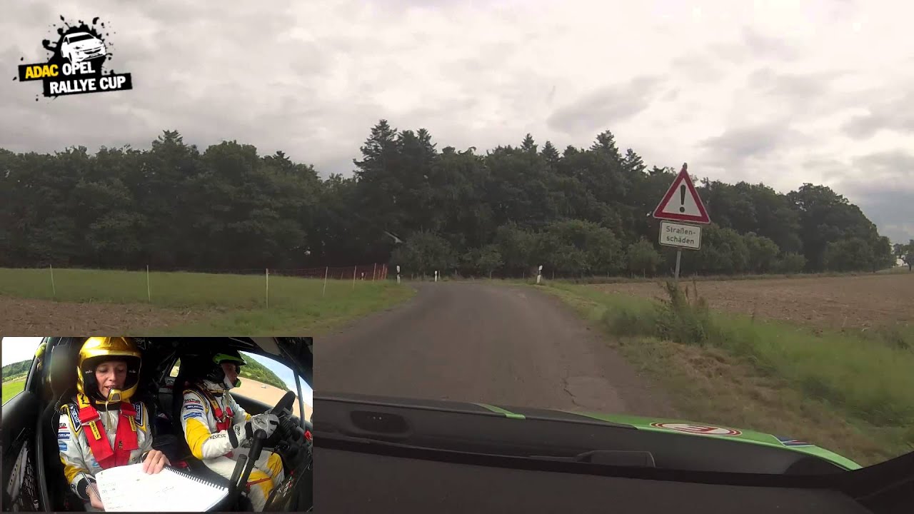 Julius Tannert & Jennifer Thielen / ADAC Rallye Deutschland 2014 / Onboard / WP 