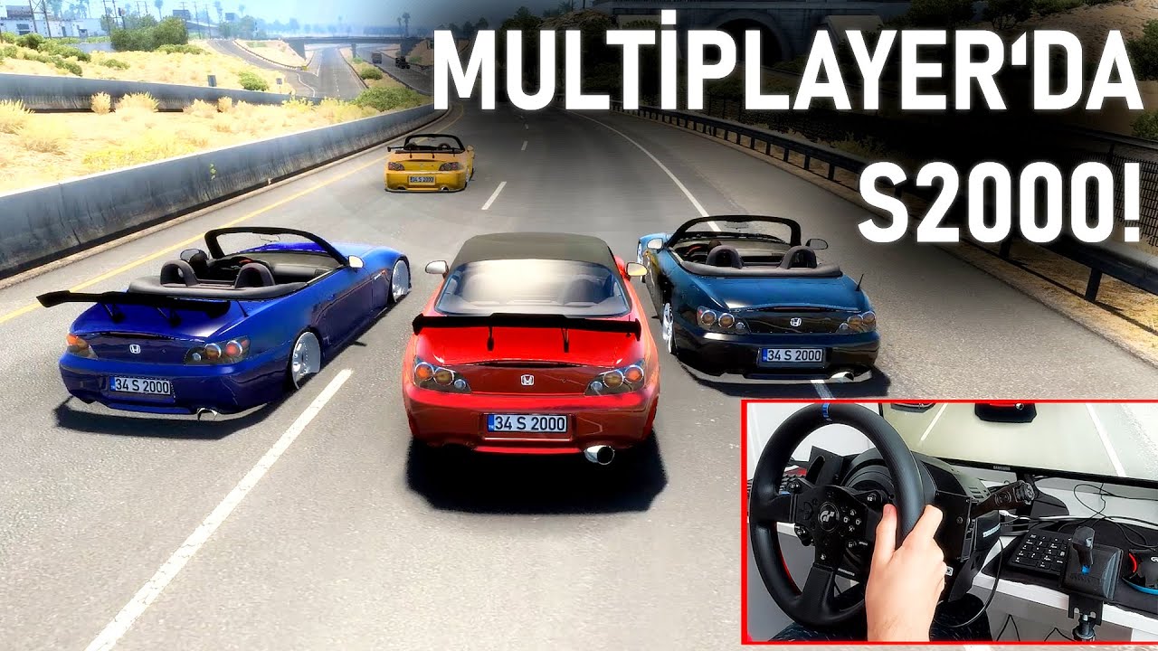 MP'DE S2000'LER İLE MAKAS ATIYORUZ! - ATS Multiplayer S2000 Modu Araba Modu! (1.41 Güncellemesi)
