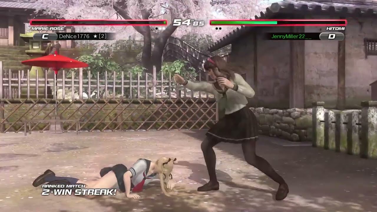 Me Vs DeNice1776 (Hitomi Vs Marie Rose) (Dead or alive 5 Last Round)