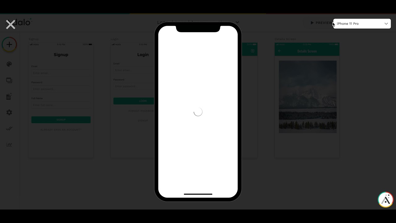 Adalo hints: conditional actions for logged in and anonymous users