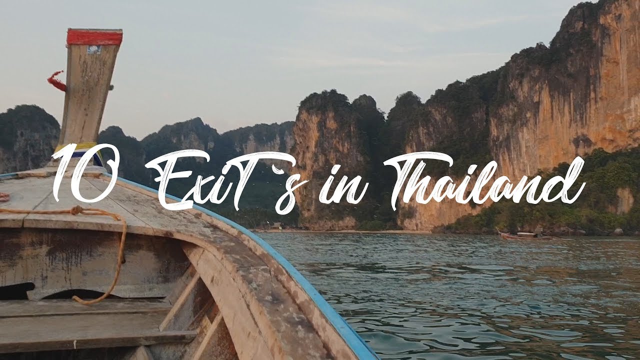 10 Exit´s in Thailand | BASE jumping