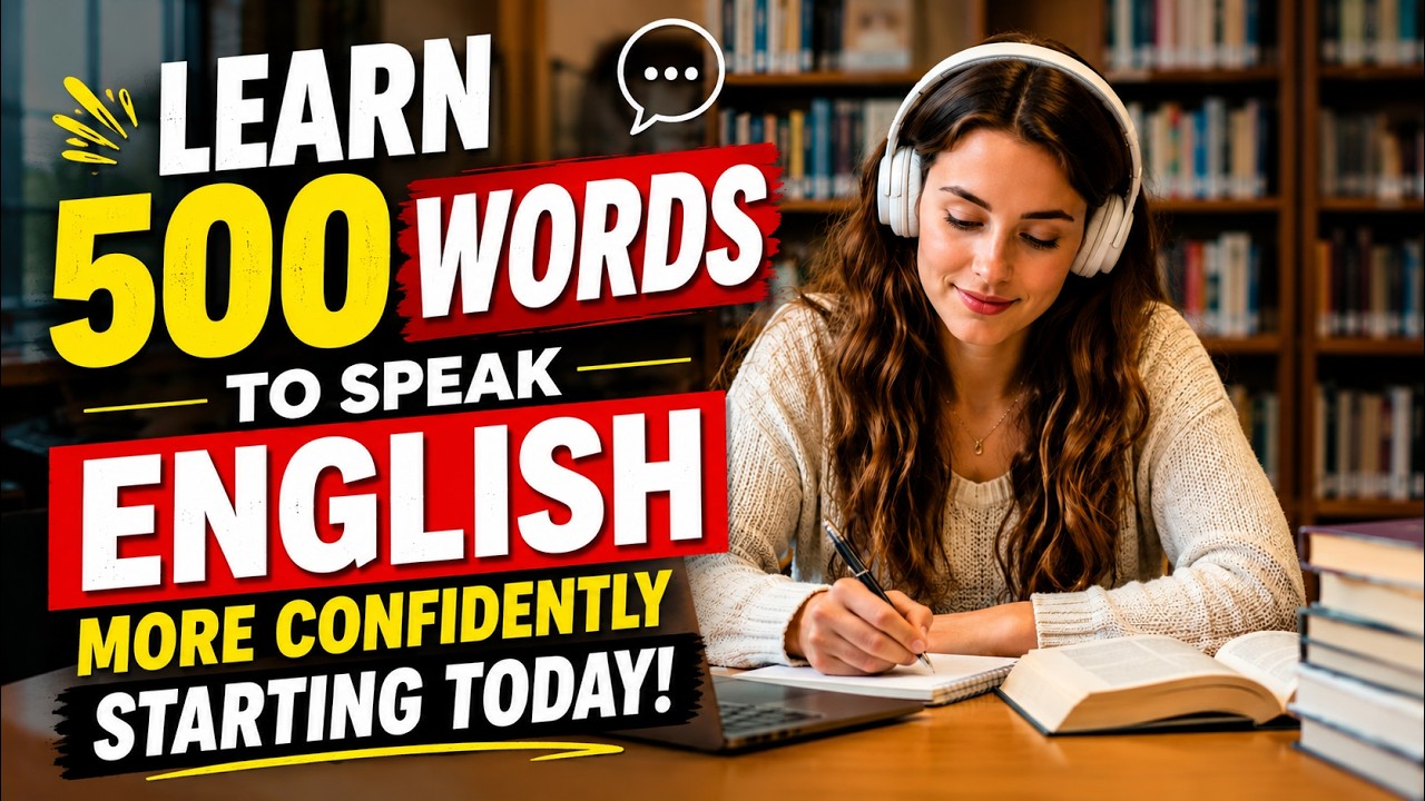500 Essential English Words You Must Know | Speak English with Confidence