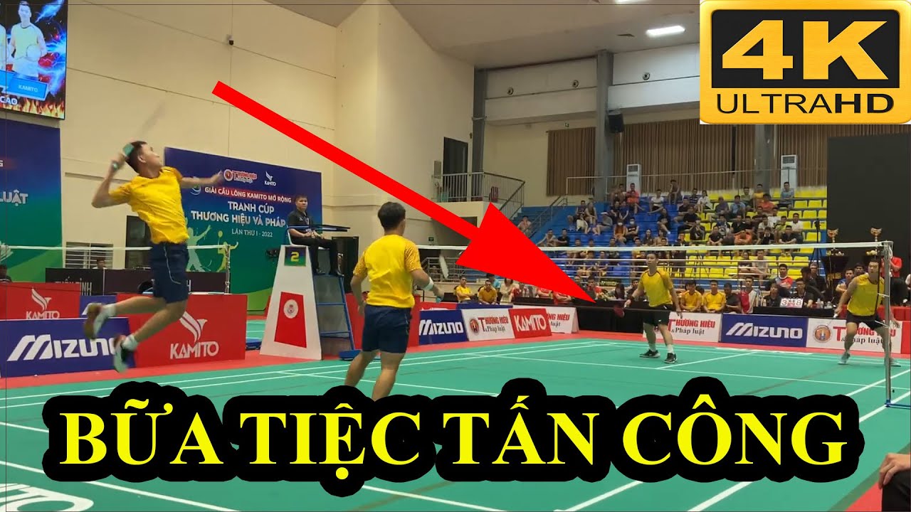 Chung kết cầu lông báo Thương hiệu Pháp Luật 2022: Triệu Béo/ Hưng Con vs Đình Hoàng/ Dương Thiều