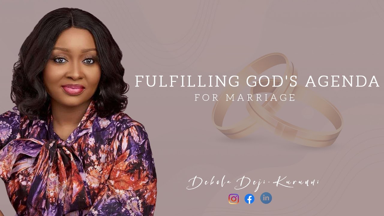 Fulfilling God's Agenda for Marriage