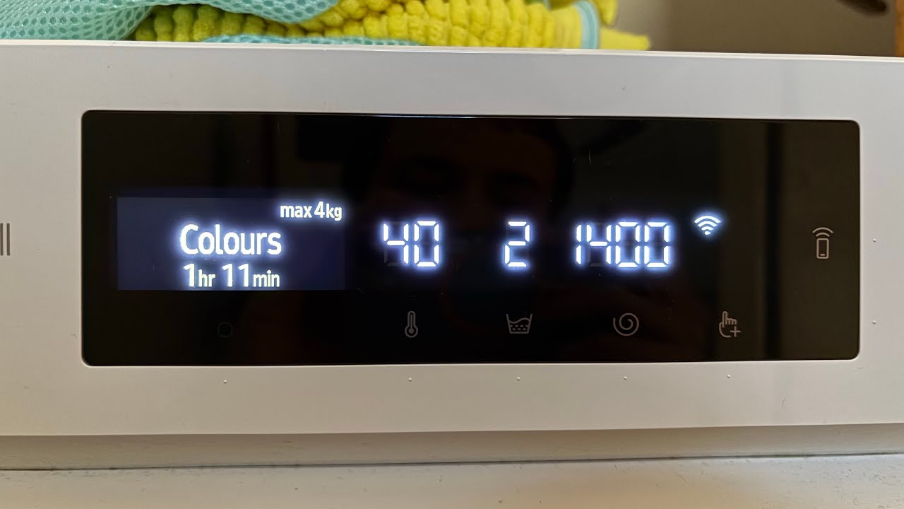 Samsung Bespoke AI WW11BB704DGW - Colours 40&deg; with Intensive - Full Cycle