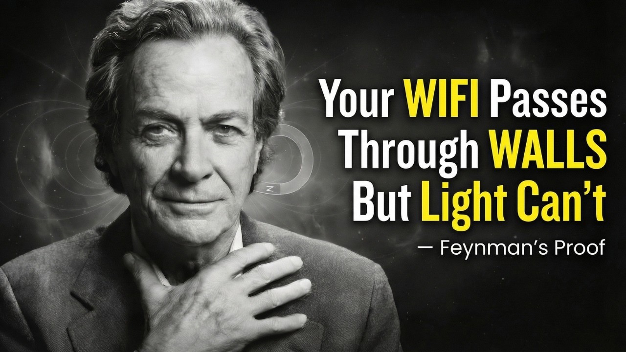 Your WIFI Passes Through WALLS But Light Can't — Feynman's Proof
