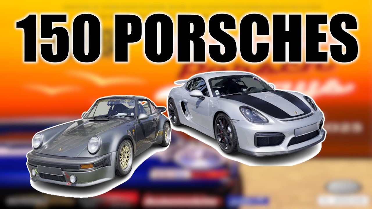 150 PORSCHE à l’ Atlantic Porsch’Days 2023 organisé par Club Porsche de l’Ouest 4K 23.01