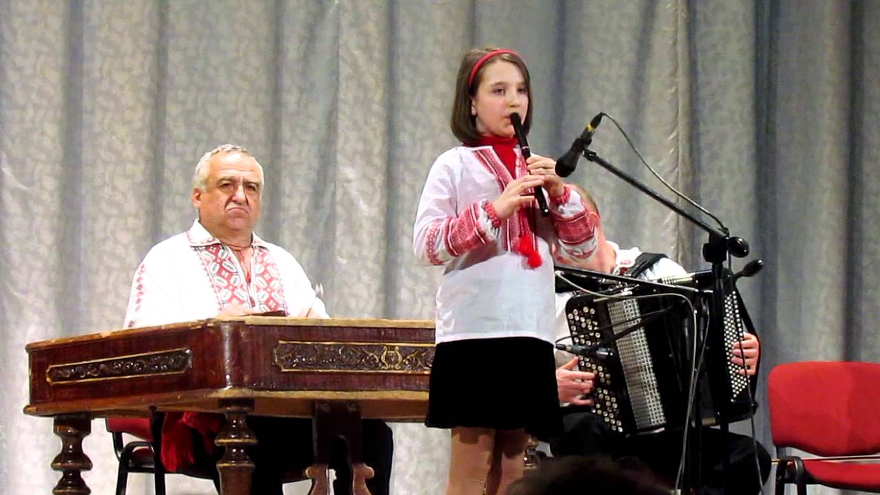 Annie Bukovietski Playing Sopilka