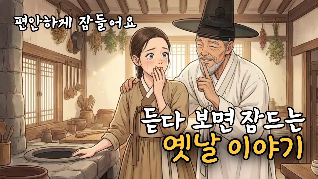 🌙 며느리를 위해 어머님 유품을 던진 시아버지  [감동있는 한국의 옛이야기 / 잠잘 때 듣는 이야기] 듣자마자 잠드는 이야기, 옛날이야기 , 동화책 읽어주기