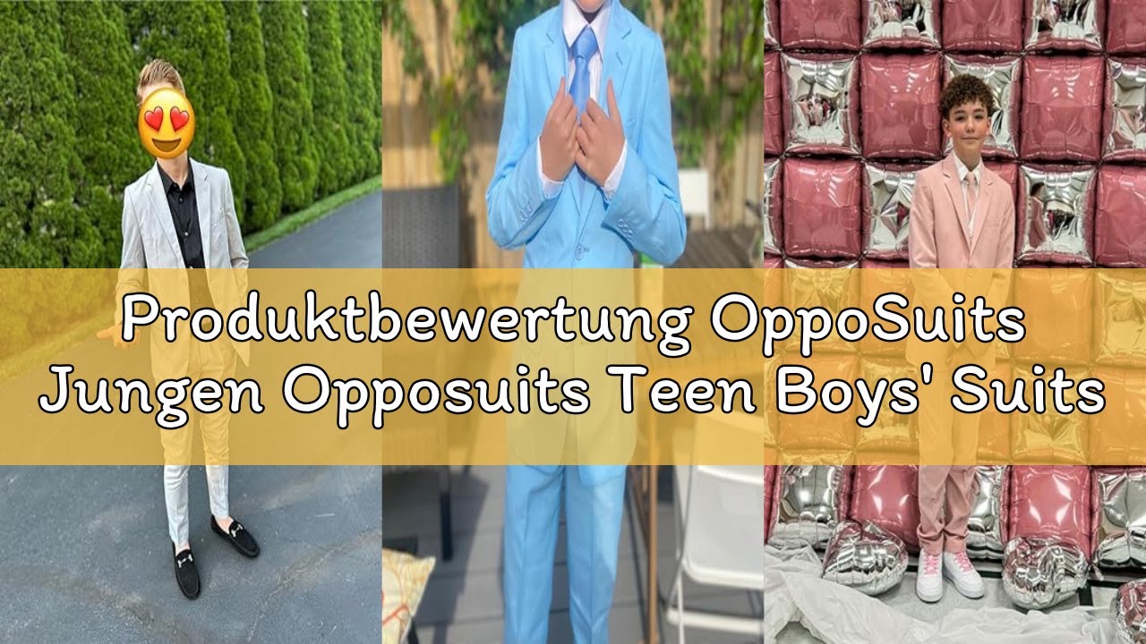 Produktbewertung OppoSuits Jungen Opposuits Teen Boys' Suits Business-Anzug Hosen-Set