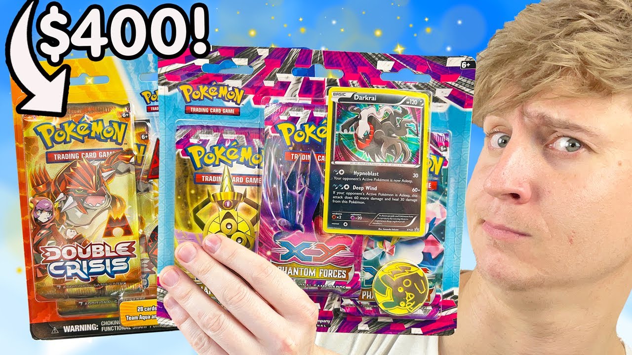I Opened Rare 9 Year Old Pokemon Blisters...
