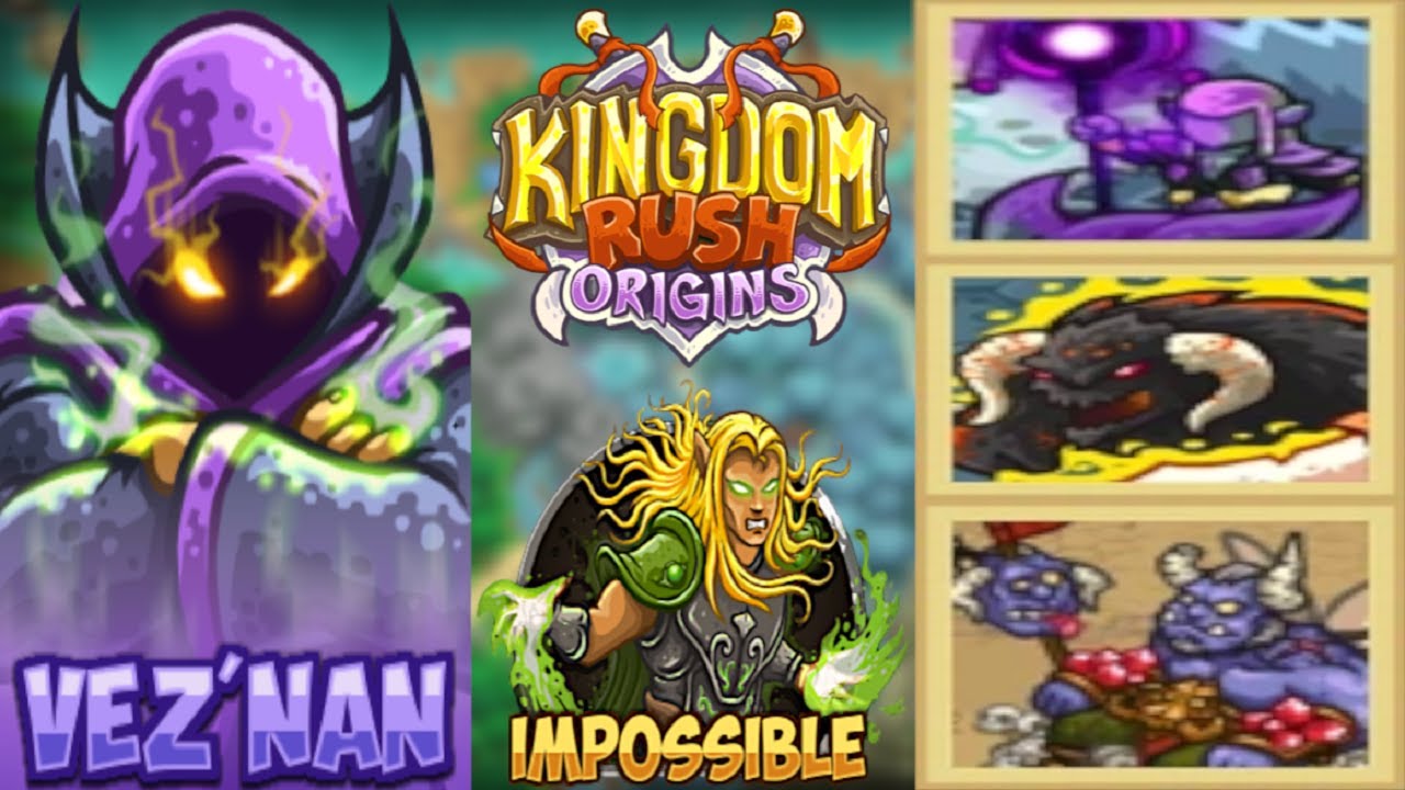 Kingdom Rush Origins: Defeating All Mini-Campaign Bosses on Impossible Difficulty