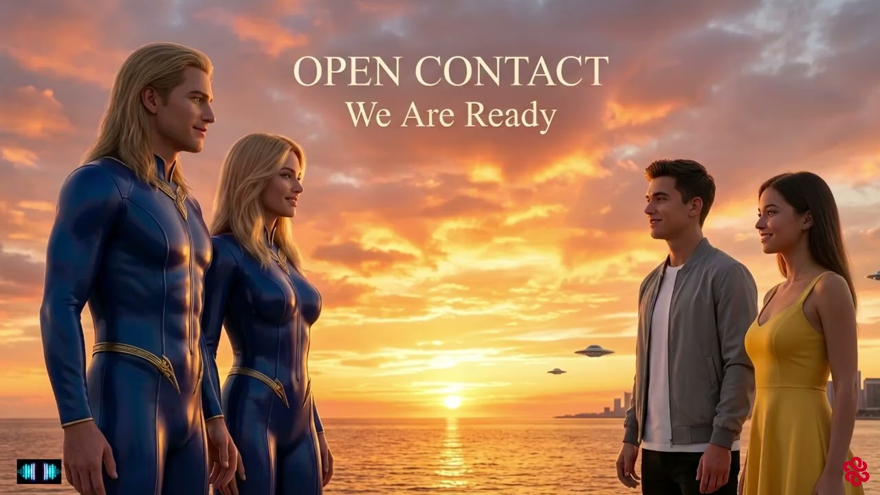 Cinematic Pop Song – OPEN CONTACT | A Song About Unity, Awakening & Cosmic Connection