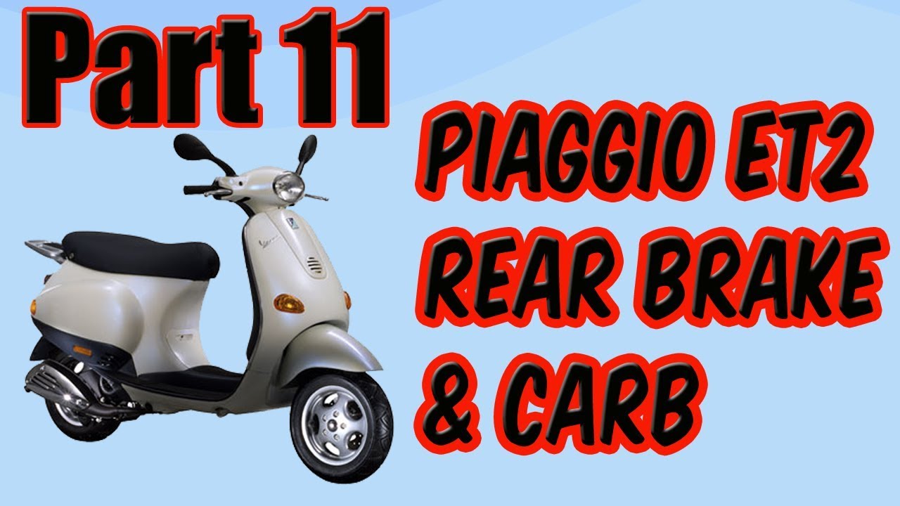 Vid 11 Piaggio ET2 50cc Vespa Respray A Bit Of Tidying