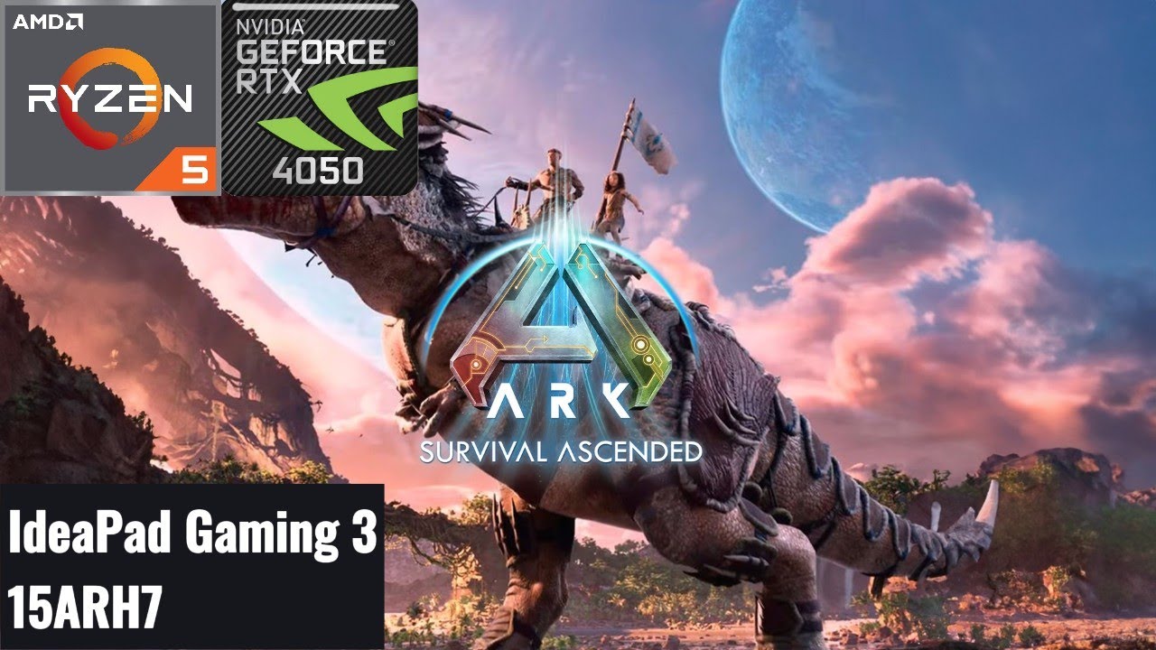 Ark: Survival Ascended | RTX 4050 + Ryzen 5 7535HS FPS TEST | Lenovo IdeaPad Gaming 3 15ARH7