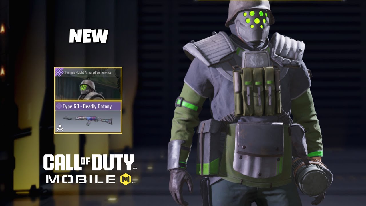 *NEW* Thomas - Light Armored Vehemence Skin & Type 63 - Deadly Botany Gameplay on COD Mobile!!!