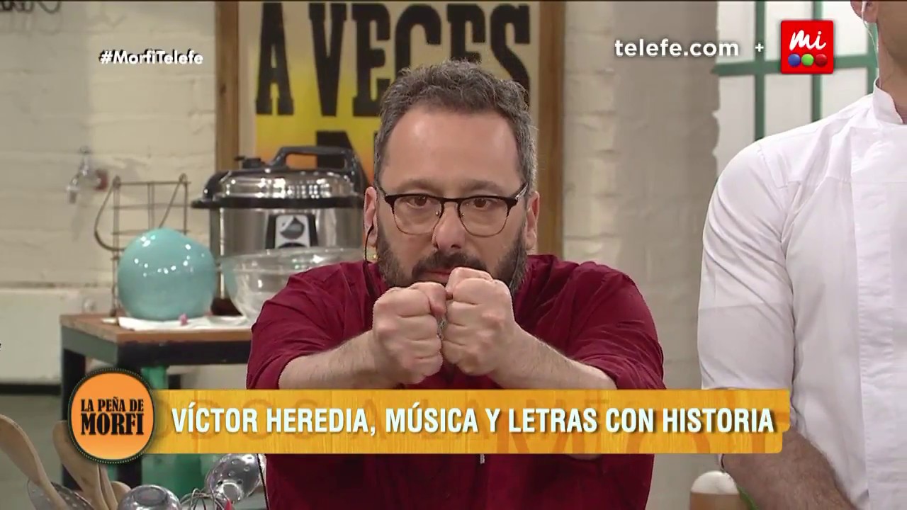 La emoción de Gerardo al presentar una canción de Víctor Heredia - La Peña de Morfi