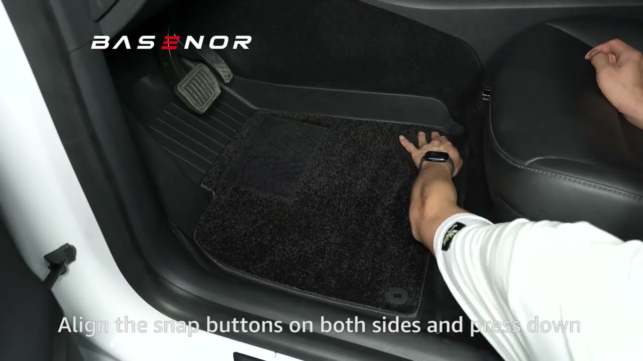 Tesla Model Y Floor Mats Set Installation Guide: Perfect Fit, All-Weather Protection