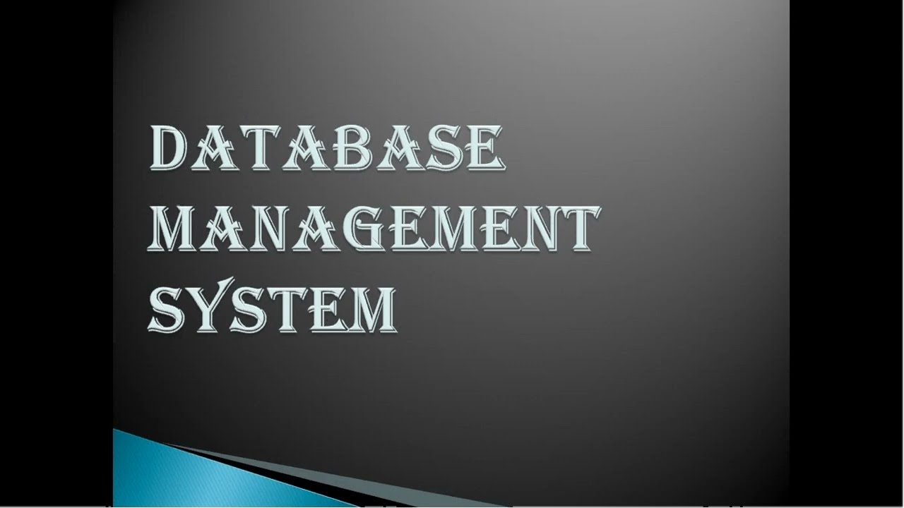 Database Management System Concepts: Three Schema Architecture
