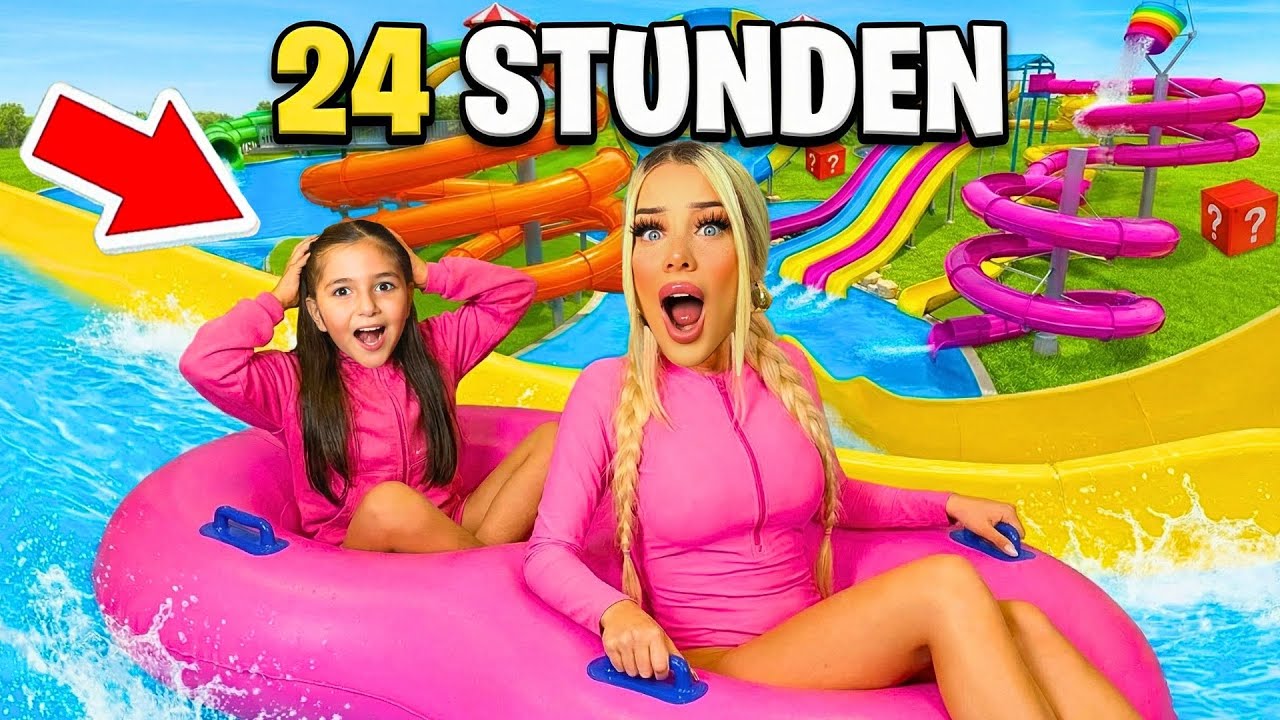 24 STUNDEN im WASSER PARK 😱 (alleine)