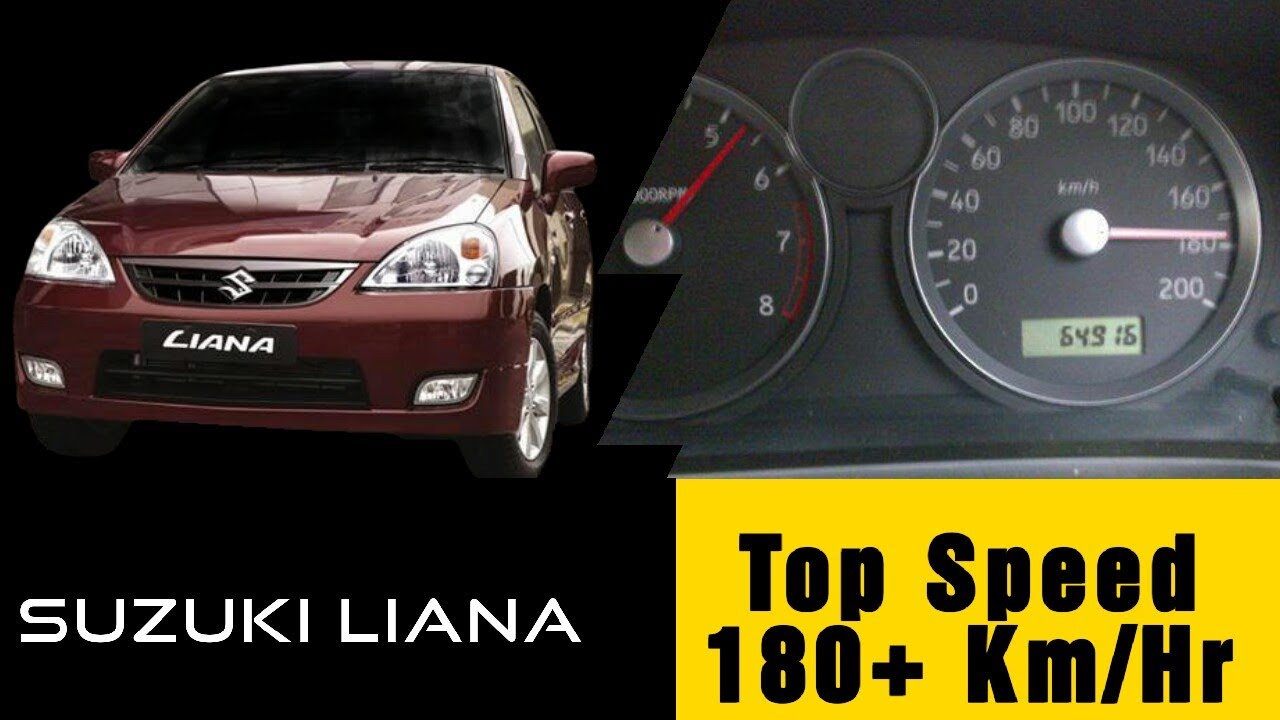 Suzuki Liana Top Speed Test | Acceleration 0-180 km/h | Max Speed | Liana Cars | Cars Top Speed
