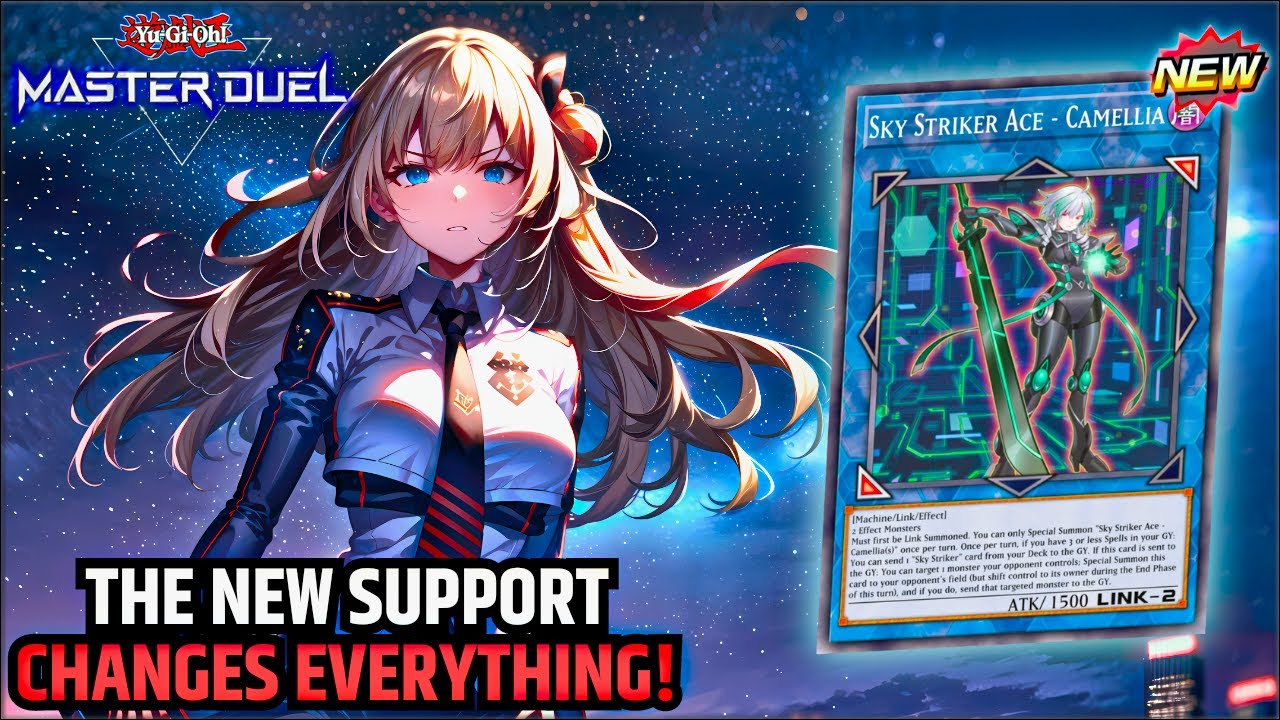 🌠 CAMELLIA, ENGAGE ZERO & CYANOS ARE CRAZY!🌠 - NEW SKY STRIKER DECK PROFILE [YU-GI-OH! MASTER DUEL]