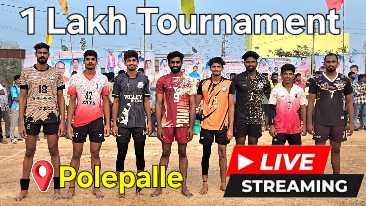1 Lakh Tournament | Andhra 🆚️ Chinnarevalli | Polepalle, Telangana | #kamalvideos | Live Streaming 