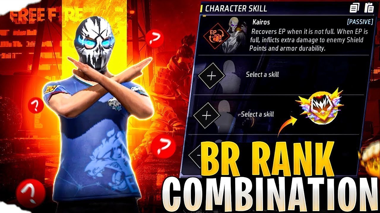 UNSTOPPABLE COMBINATIONS 🥶 BEST CHARACTER COMBINATION FOR BR RANK 🔥 FREE FIRE