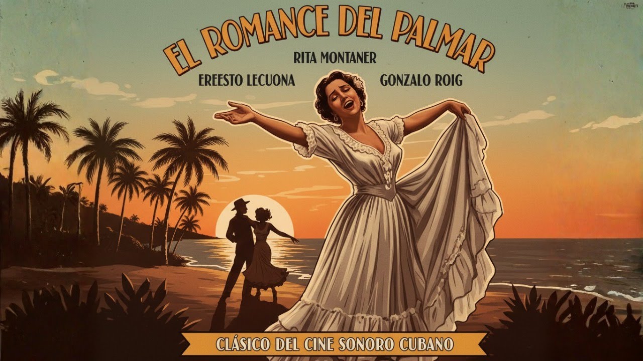 🎥 Cine Cubano: ROMANCE EN EL PALMAR (A&ntilde;o 1938) Pel&iacute;cula Entera en Alta Definici&oacute;n-4K