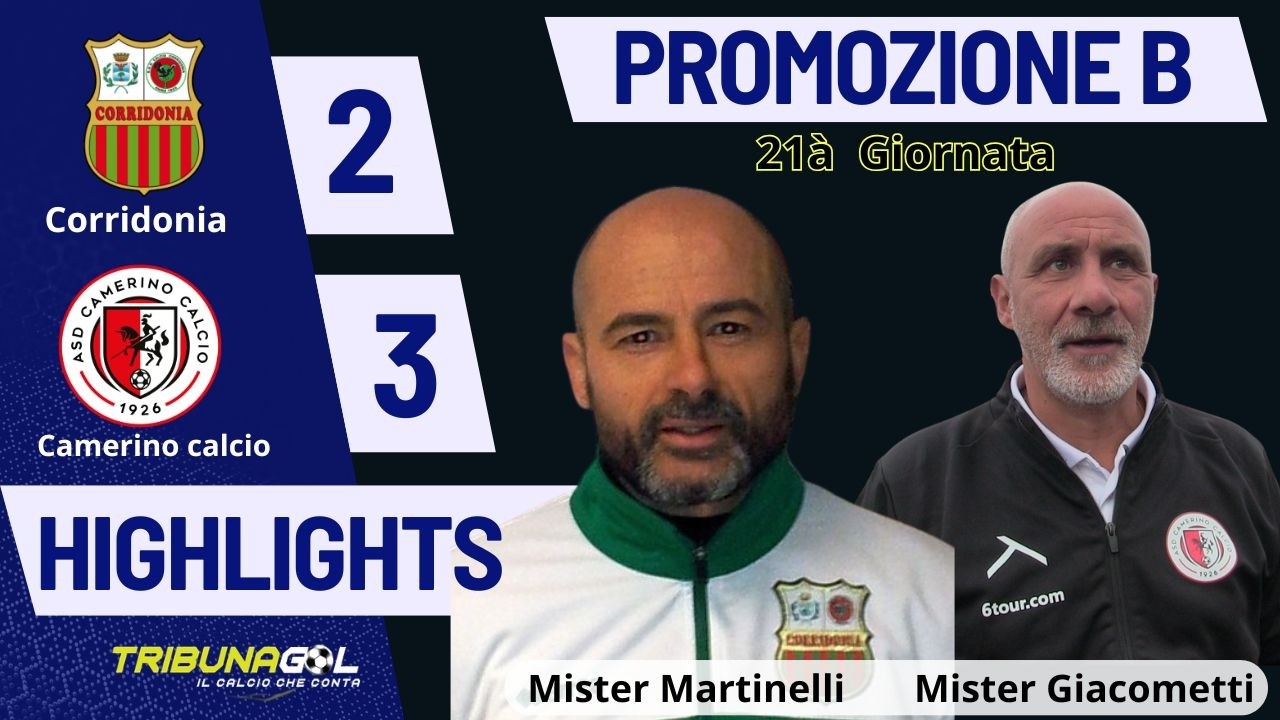 Highlights Corridonia  vs Camerino Recupero  21à giornata  Promozione B