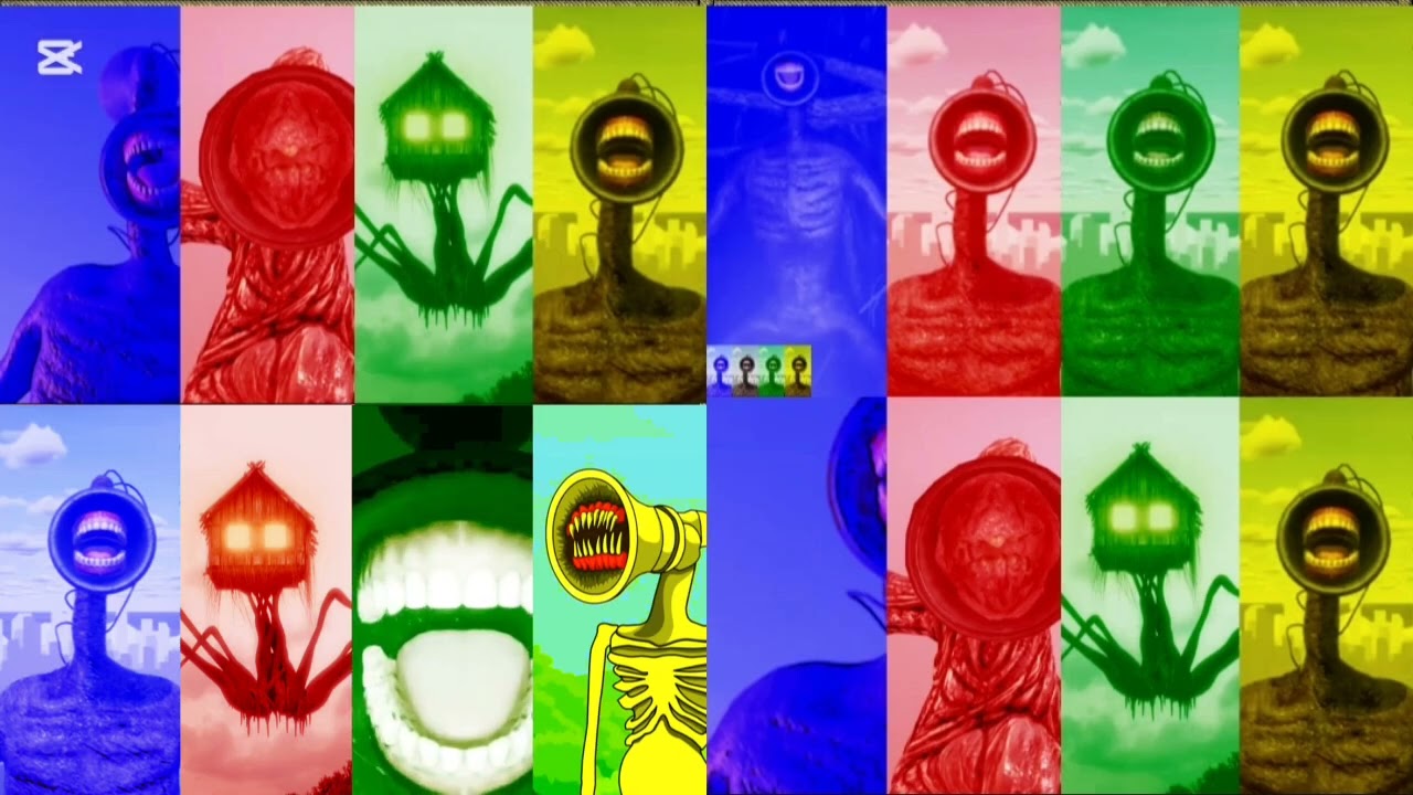 SIREN HEAD: Mega battle and     #sirenhead  #megabattle  #horrorvideo  #foundfootage  