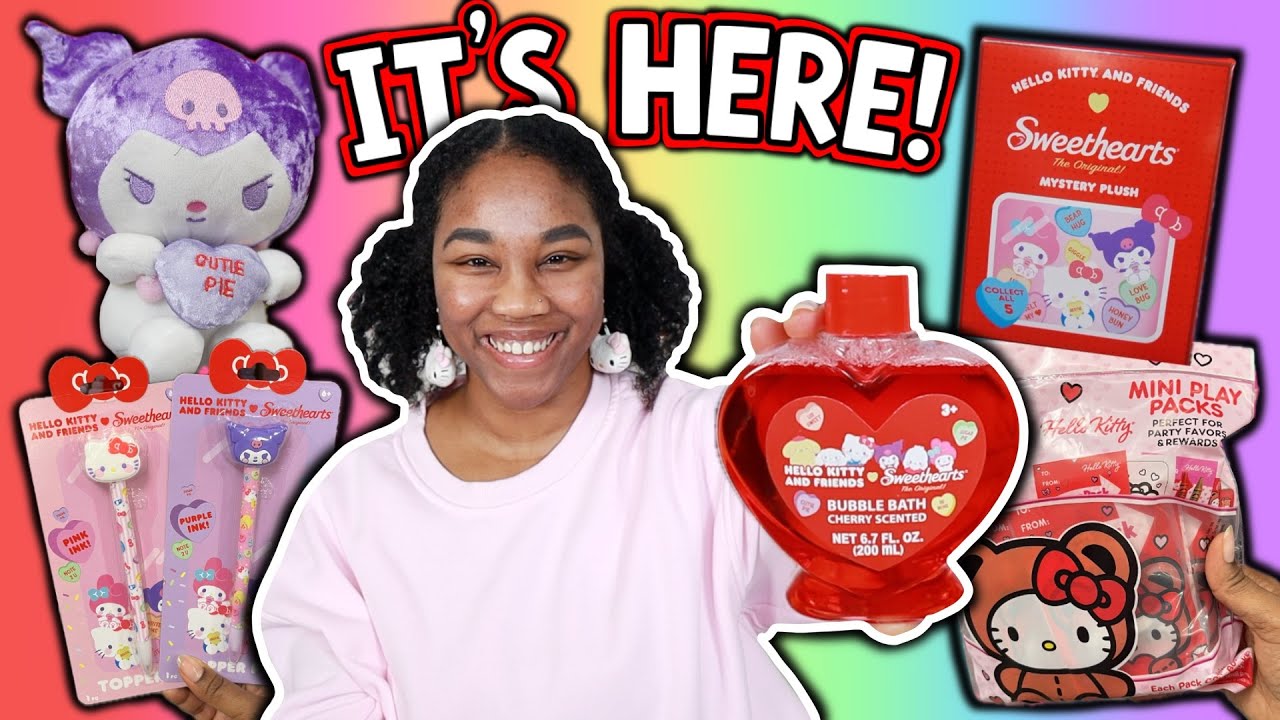 💖KUROMI Valentine PLUSHIE, HK Bouquet, Cinna Tumbler & Haul 💖 Sanrio Hunting x Sweethearts!