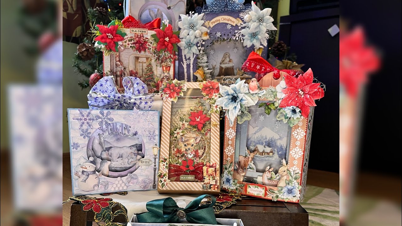 Christmas cards 2023 Stamperia, Scrapboys, Action