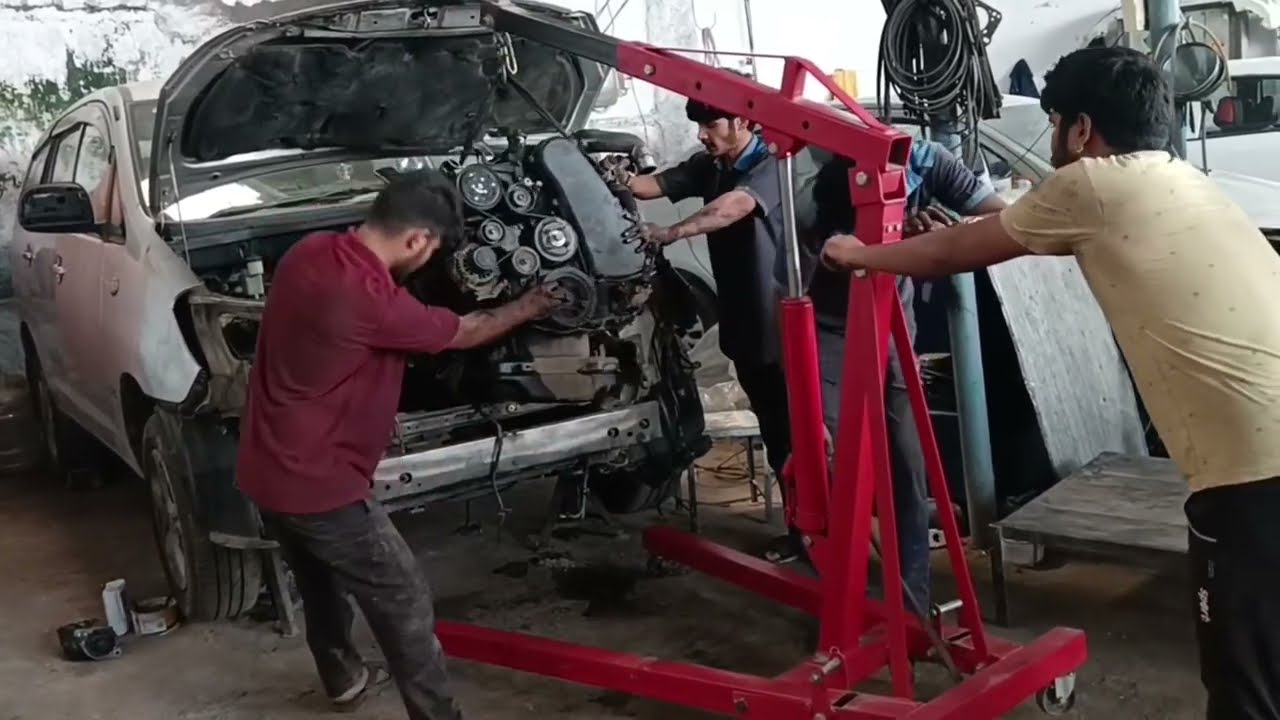 Part 1 || Innova Car Engine Bhor చెయ్యటం ఎల || #madhucartech 