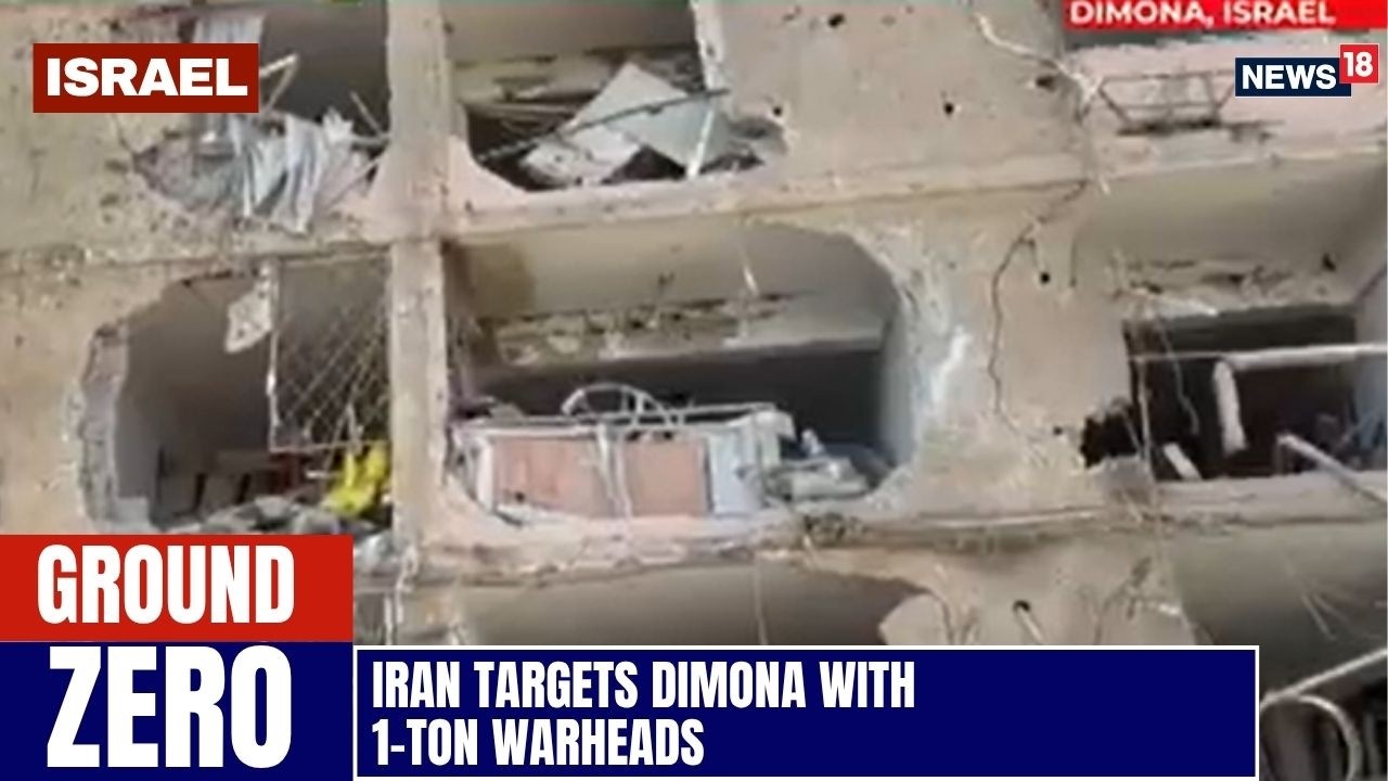 CNN News18 at Dimona Strike Site | 100+ Injured as Iranian Missiles Hit Nuclear Town | Iran War
