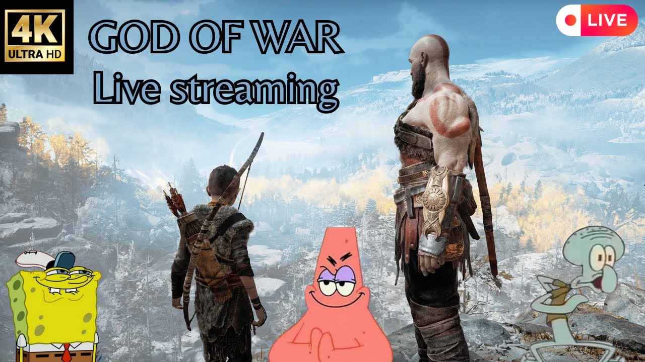 God of War 4part 4 : epic Action-Packed   LIVE STREAMING | 4K 60FPS #viralgame #gaming #livestream