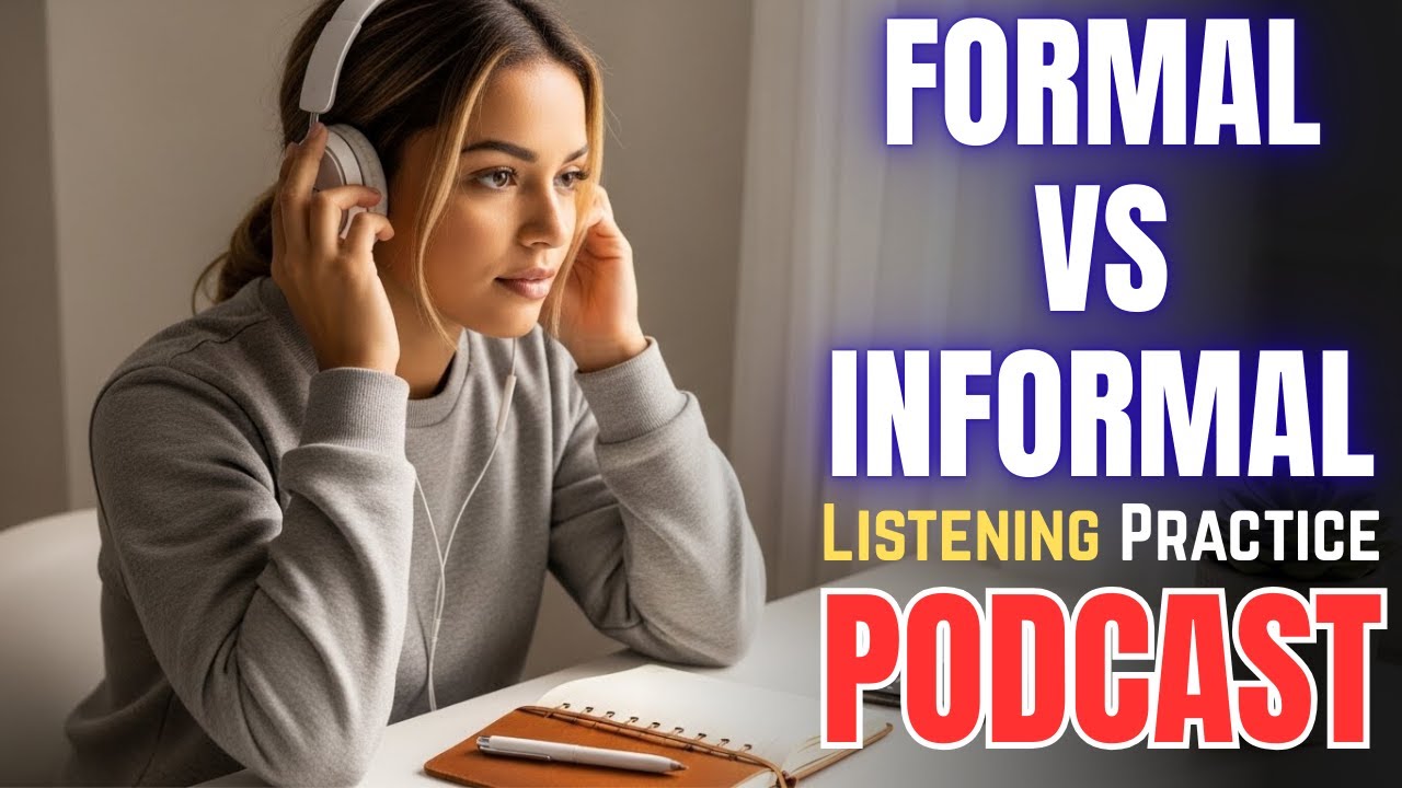 Formal vs Informal (English Explained) || Sound Natural in English Conversations 🎧