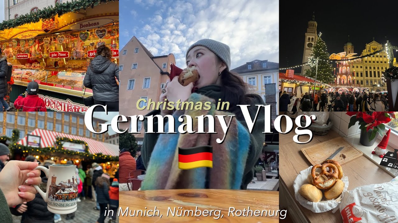 sub)【ドイツVlog】本場のクリスマスマーケット🇩🇪🎄彼の実家で過ごす3週間🥨