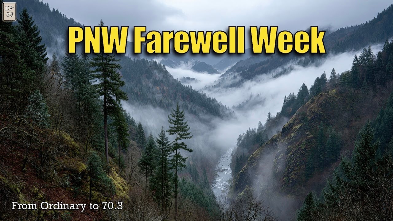 From Ordinary to 70.3 | EP33: Last Week in the PNW - Thanksgiving Run + Big Swim!