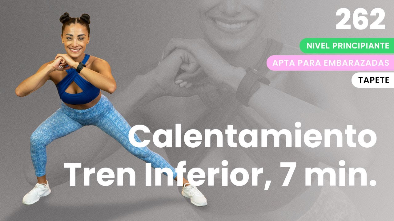 Rutina de calentamiento para tren inferior 💪🏼| Lower body warm-up 🔥