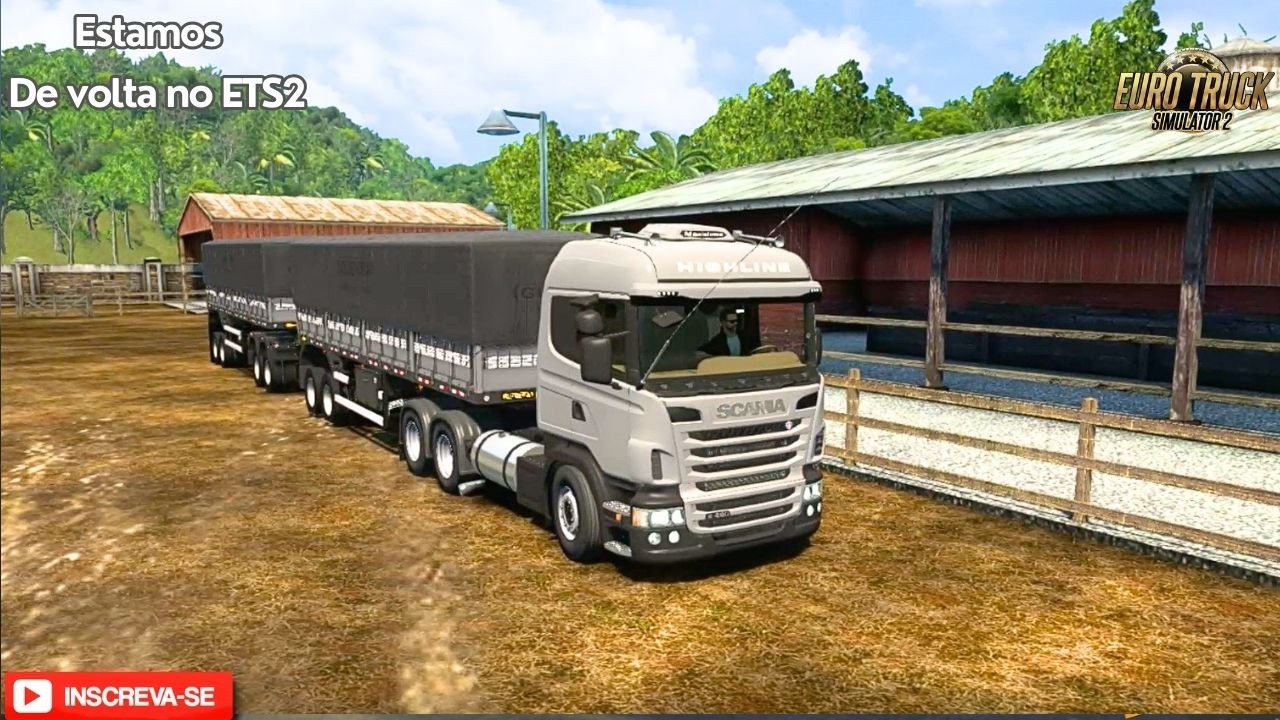 Voltamos ao Euro Truck Simulator 2! Nova Viagem de Caminhão no ETS2 🚛