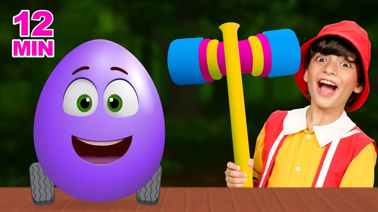 Mix - Egg Surprise x Wheels on the Bus Song Compilation | BabyBillion Rhymes