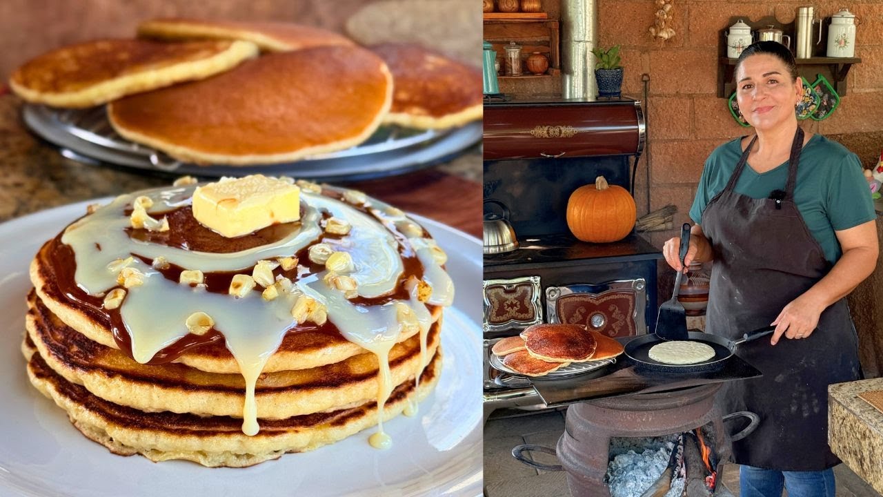Hotcakes de Elote Esponjositos 🌽  | Receta Casera Dulce y Deliciosa | LA HERENCIA DE LAS VIUDAS