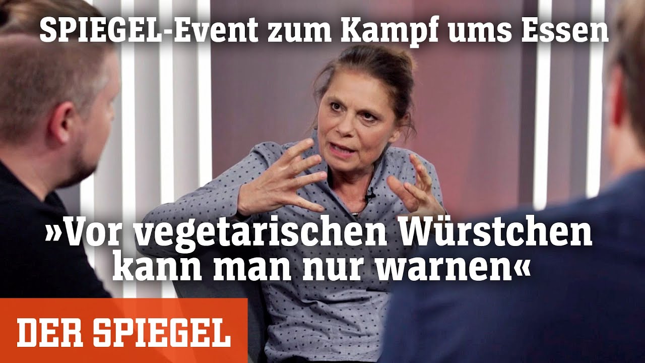SPIEGEL-Event zum Kampf ums Essen: »Vor vegetarischen Würstchen kann man nur warnen«